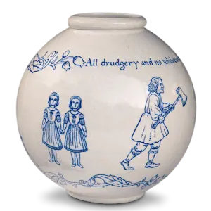 Shining Delftware Pot by Gldnmnky